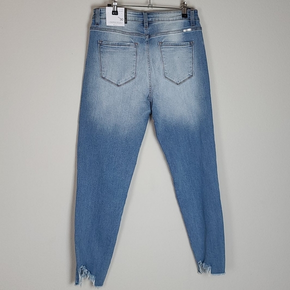 Kancan Light Wash High Rise Button Fly Skinny Jean - Picture 15 of 15